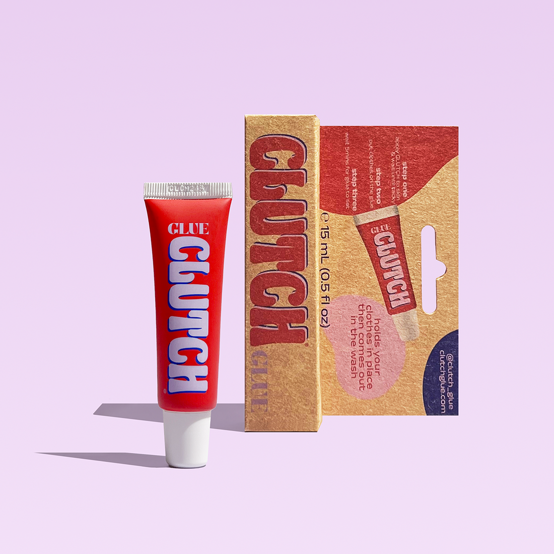 Clutch Glue liquid fashion tape tube and packaging